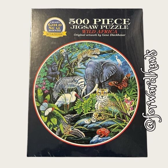 500 Pc Gold Seal Wild Africa Jigsaw Puzzle - Picture 1 of 10